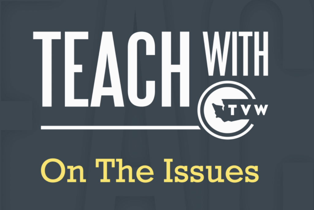 Teach With TVW On The Issues Logo